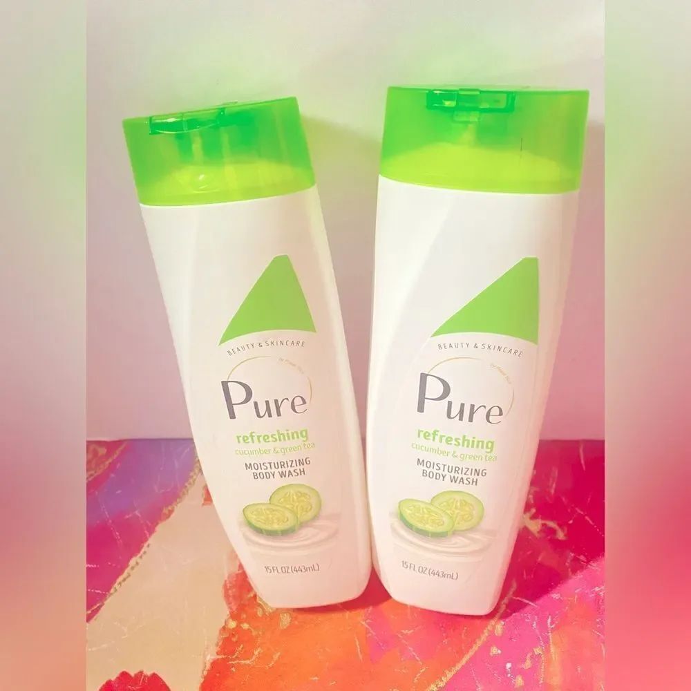 🛍️ Pure Moisturizing Body Wash - Cucumber & Green
Tea 15 FL OZ💥